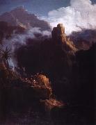 Thomas Cole johannes doparen i vildmarken France oil painting artist